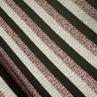 Трикотаж люрекс, смужки білий/чорний/рожевий | Textile Plaza