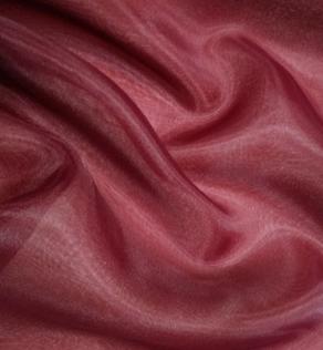 Органза, цвет бордо | Textile Plaza