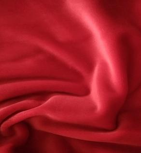 Стрейч велюр, цвет красный | Textile Plaza