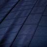 Трикотаж жаккард полосы, цвет темно-синий | Textile Plaza