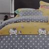 Ткань для детского постельного белья, Hello Kitty, цветочки, горошек | Textile Plaza