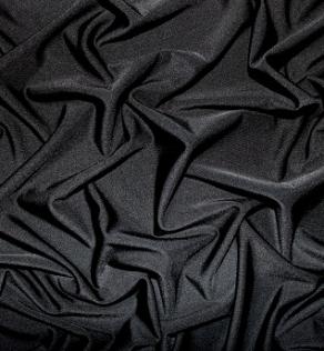 Трикотаж микромасло, цвет черный | Textile Plaza