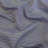 Рубашечная ткань Priole в сине-белую полоску | Textile Plaza