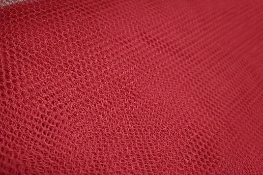 Фатин жорсткий, кораллово-червоний | Textile Plaza
