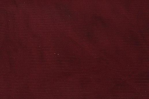 Фатин жесткий, бордовый | Textile Plaza