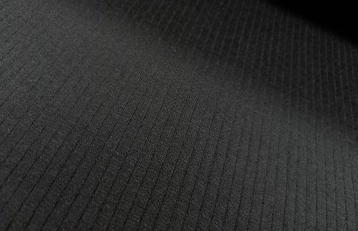 Трикотаж резинка черная | Textile Plaza