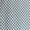 Трикотаж АРОМА принт блакитні ромби | Textile Plaza