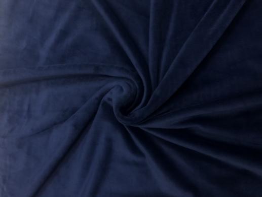 Плюш, колір синій | Textile Plaza