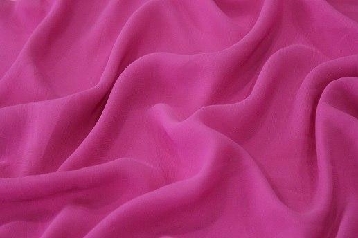 Шифон, колір насичено-рожевий | Textile Plaza