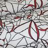 Льон абстракція на білому | Textile Plaza