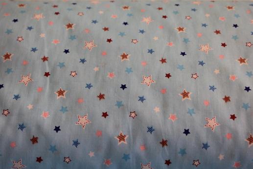 Тканина для дитячого постільної білизни, зірочки (компаньйон) | Textile Plaza