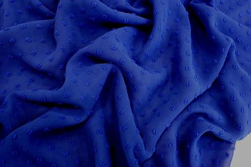 Шифон Урагрі колір синій | Textile Plaza