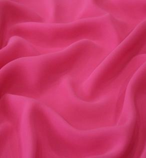 Шифон, яскравий рожевий | Textile Plaza