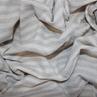 Бавовна вузька сіро-бежева смужка | Textile Plaza