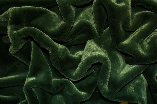 Мех цвет темно-зеленый | Textile Plaza
