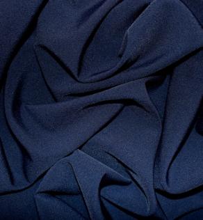 Костюмна тканина Барби колір темно-синій | Textile Plaza