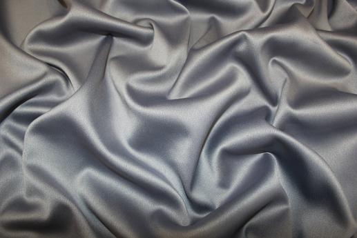 Стрейч атлас плотный цвет серый | Textile Plaza