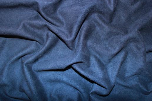 Замш, колір темно-синій | Textile Plaza