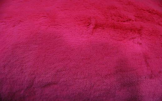 Хутро кролик, колір яскраво-рожевий | Textile Plaza