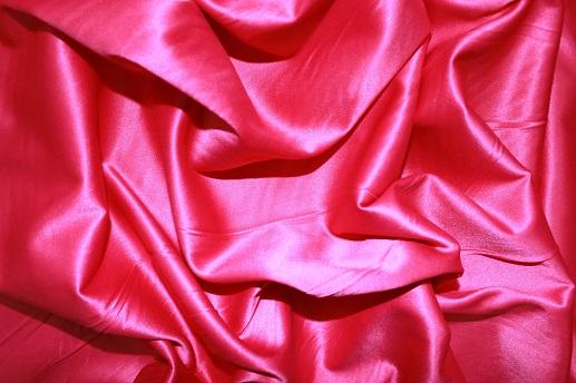 Коттон-атлас цвет ярко-розовый | Textile Plaza