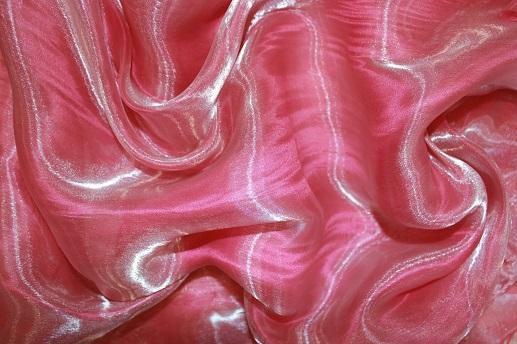 Органза цвет розовый | Textile Plaza