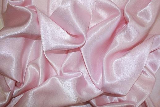 Креп-сатин цвет розовый | Textile Plaza