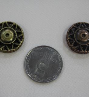 Кнопки металл 21 мм | Textile Plaza
