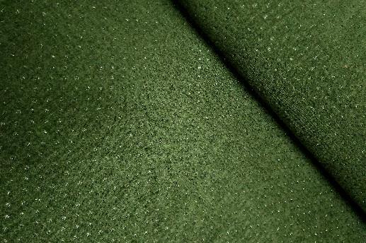 Трикотаж ангора люрекс однотонная, темно-зеленый | Textile Plaza