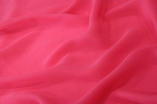 Шифон, цвет розовой камелии | Textile Plaza