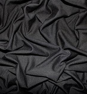 Трикотаж двунитка черный | Textile Plaza