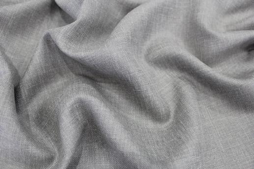 Костюмна тканина під льон сірого кольору | Textile Plaza