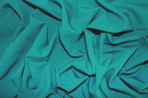Костюмная ткань Барби цвет бирюзовый | Textile Plaza