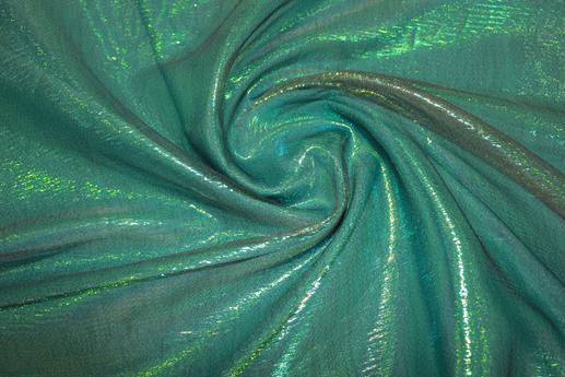 Органза хамелеон, колір золотисто-зелений | Textile Plaza