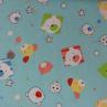 Ткань для детского постельного белья, мишки/собачки на голубом | Textile Plaza