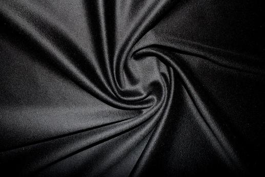 Костюмная ткань, черная с блеском | Textile Plaza