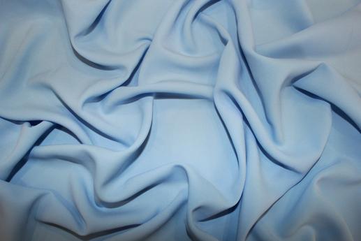 Ткань блузочно-плательная, цвет небесно-голубой | Textile Plaza