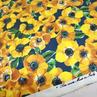 Шовк Італія жовті маки D&G (залишок 150см, ціна за шматок 1000 грн) | Textile Plaza