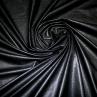 Кожа однотонная, цвет черный | Textile Plaza
