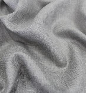 Костюмная ткань под лен серого цвета | Textile Plaza