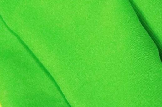 Шифон однотонний кольору неоновий світло-зелений | Textile Plaza