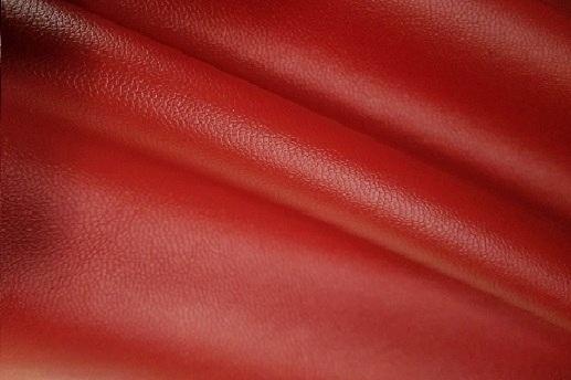 Шкіра однотонна, колір червоний | Textile Plaza