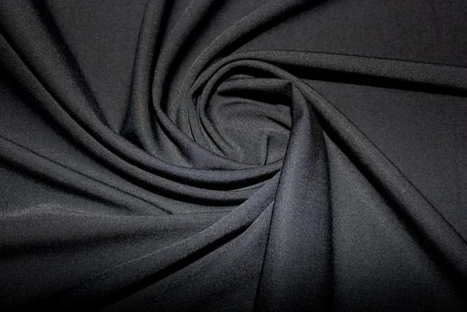 Костюмная шерсть черная | Textile Plaza