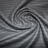 Пальтова тканина, чорна в сіру смужку | Textile Plaza