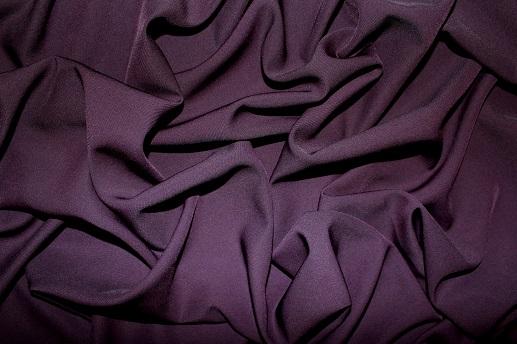 Костюмная ткань Лагуна цвет баклажан | Textile Plaza