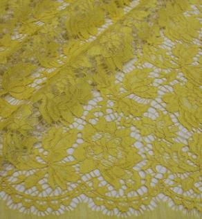 Гіпюр VALENTINO жовтий | Textile Plaza