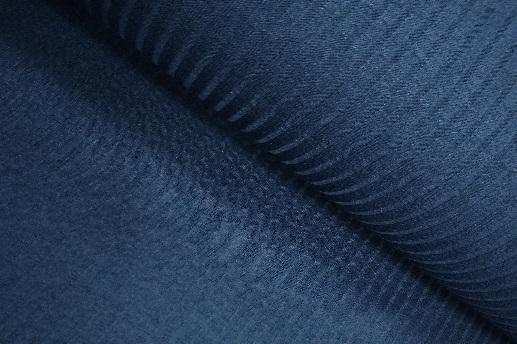 Трикотаж резинка, темно-синій | Textile Plaza