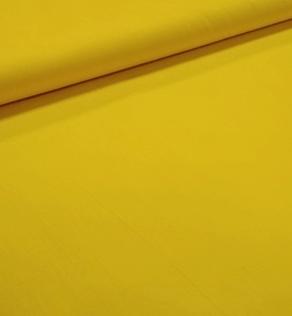 Стрейч коттон однотонний, жовтий | Textile Plaza