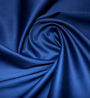 Стрейч коттон, колір синій | Textile Plaza