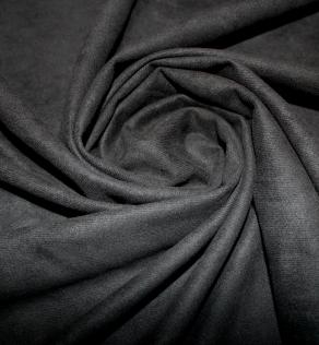 Замш на дайвинге, цвет черный | Textile Plaza