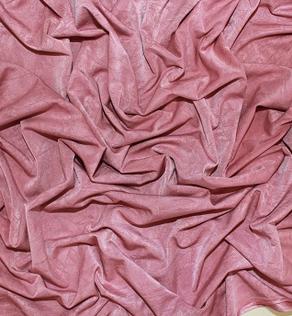 Трикотаж микромасло креш цвет розовый | Textile Plaza